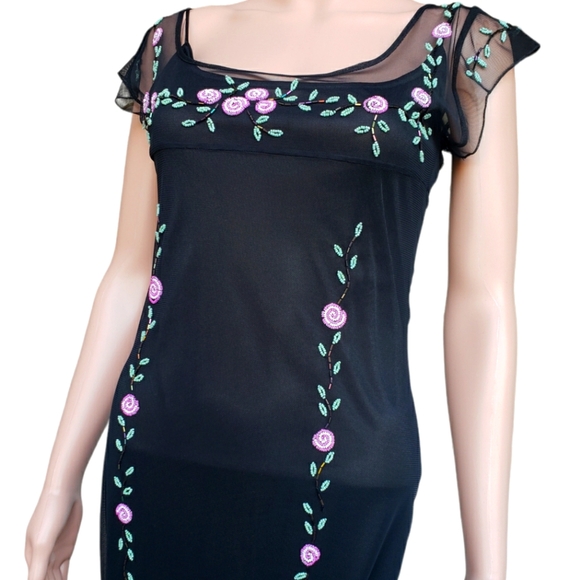 Cache Dresses & Skirts - CACHE 2 Piece Beaded Dress